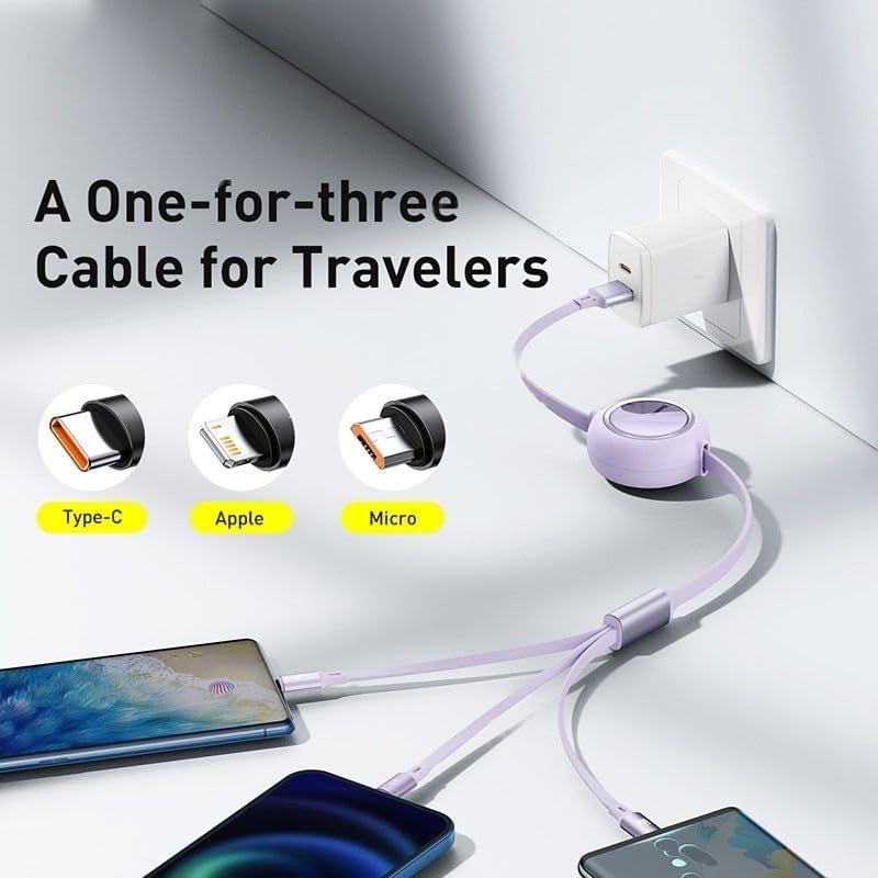 Revoltix™ SnapCharge — Magnetic 3-in-1 Charging Cable