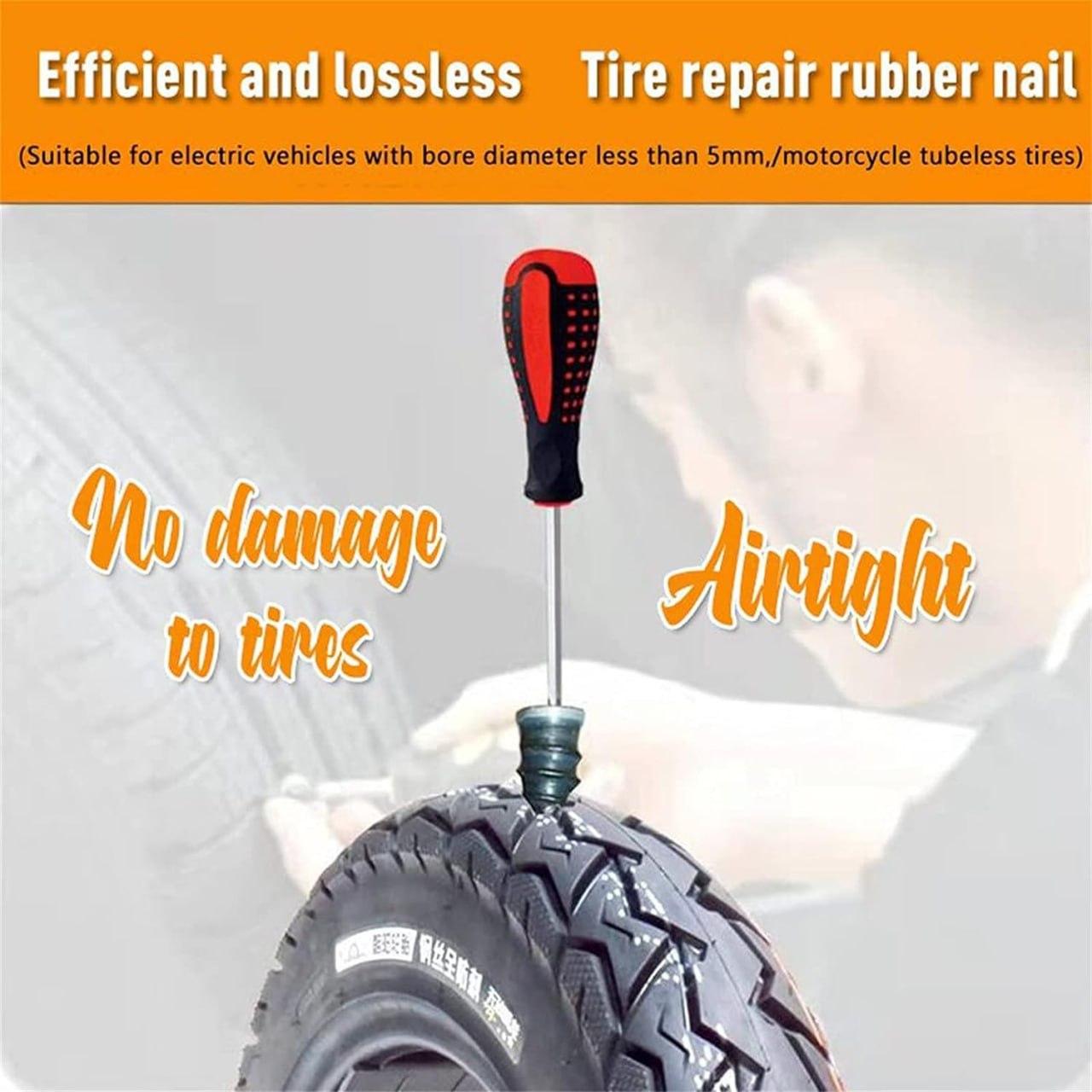 Revoltix™ QuickSeal — Motorcycle & Car Self-Service Tire Repair Nails (Pack of 10)
