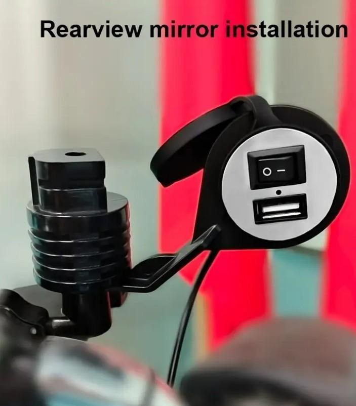 Revoltix™ ChargeMate — Dual USB Motorcycle Charger (Waterproof)