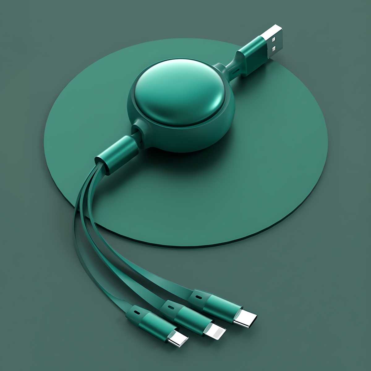 Revoltix™ SnapCharge — Magnetic 3-in-1 Charging Cable