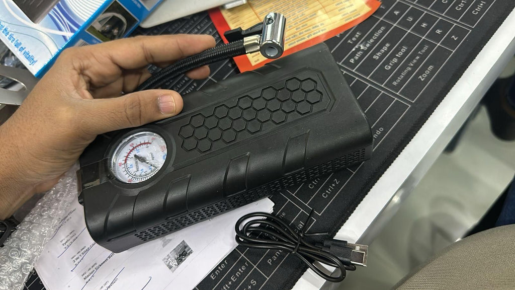 Revoltix™ AirMax — Portable Electric Tire Inflator