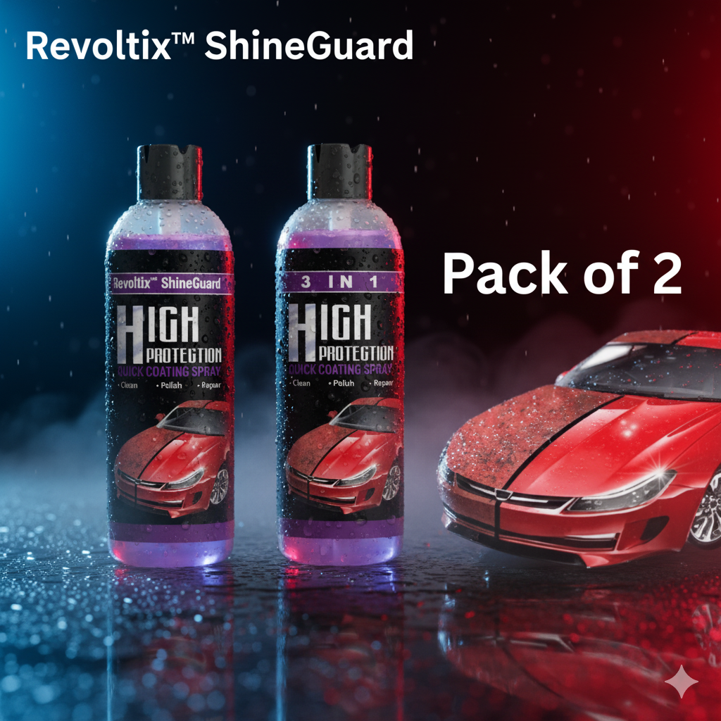 Revoltix™ ShineGuard — 3-in-1 High Protection Car Coating Spray (Pack of 2)